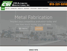 Tablet Screenshot of cgiautomatedmanufacturing.com